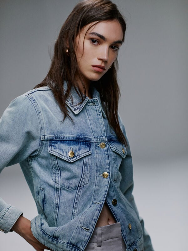 Light jean jacket  - women's jackets | Sisley