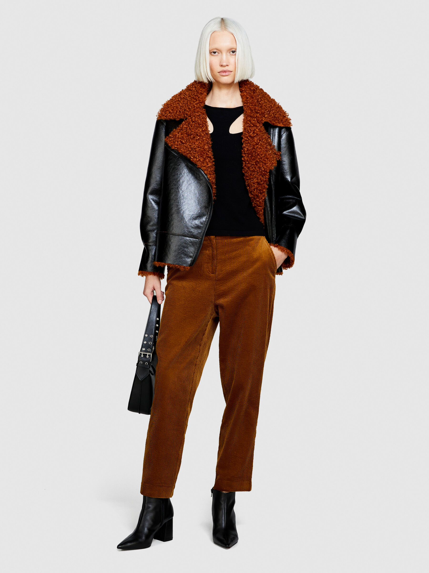 Corduroy joggers Camel Sisley