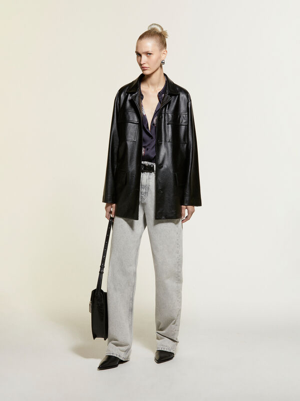 Jacket-Shirt with pockets - women's jackets | Sisley