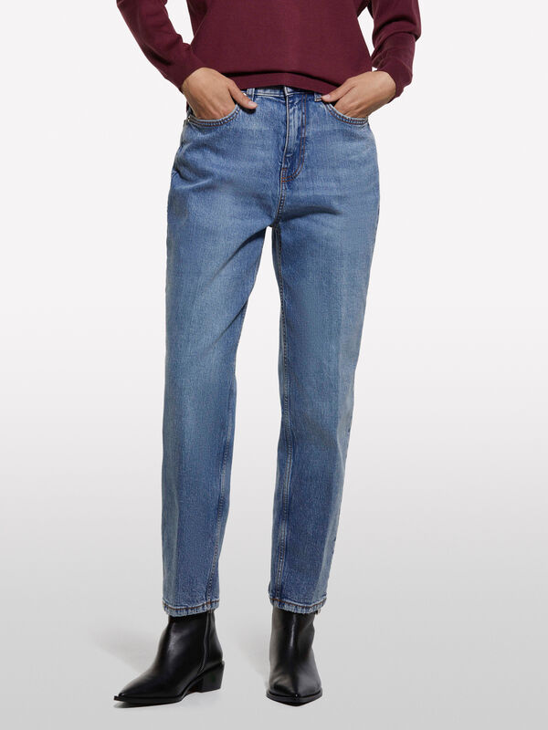 Blue Style 69 mom fit jeans - women's mom fit & boyfriend jeans | Sisley