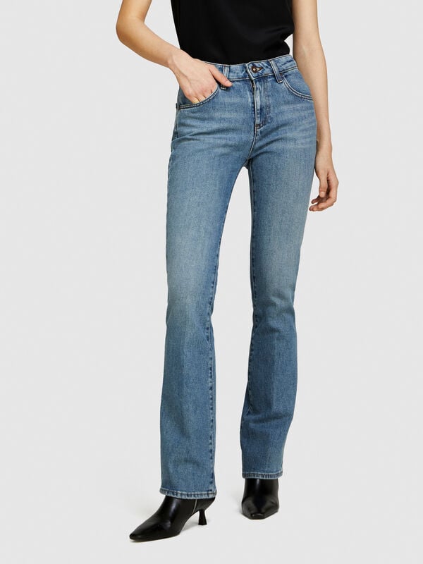 Flare fit Cannes jeans - women's bootcut & flared jeans | Sisley