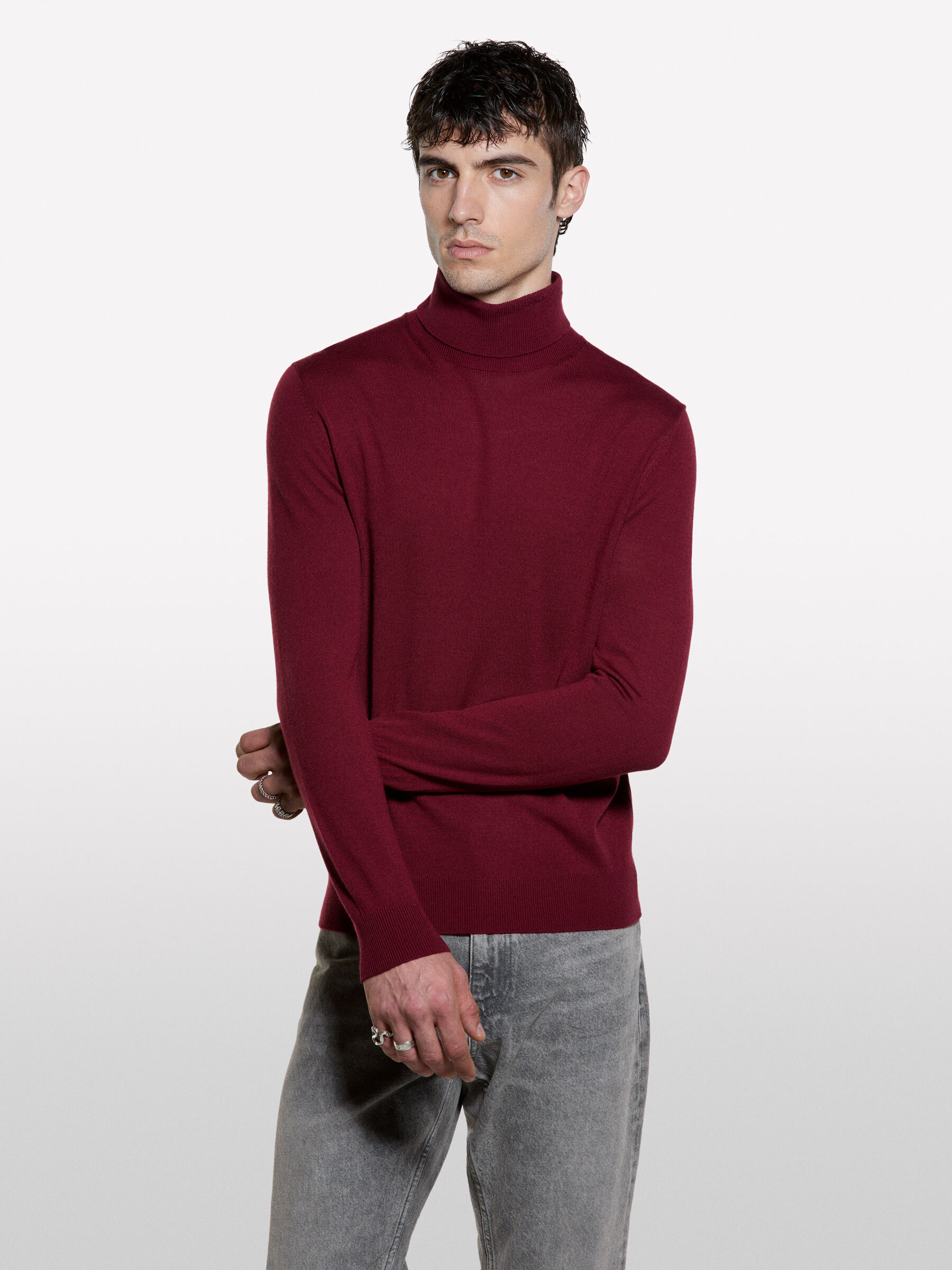 TURTLE NECK SWEATER Men image number null