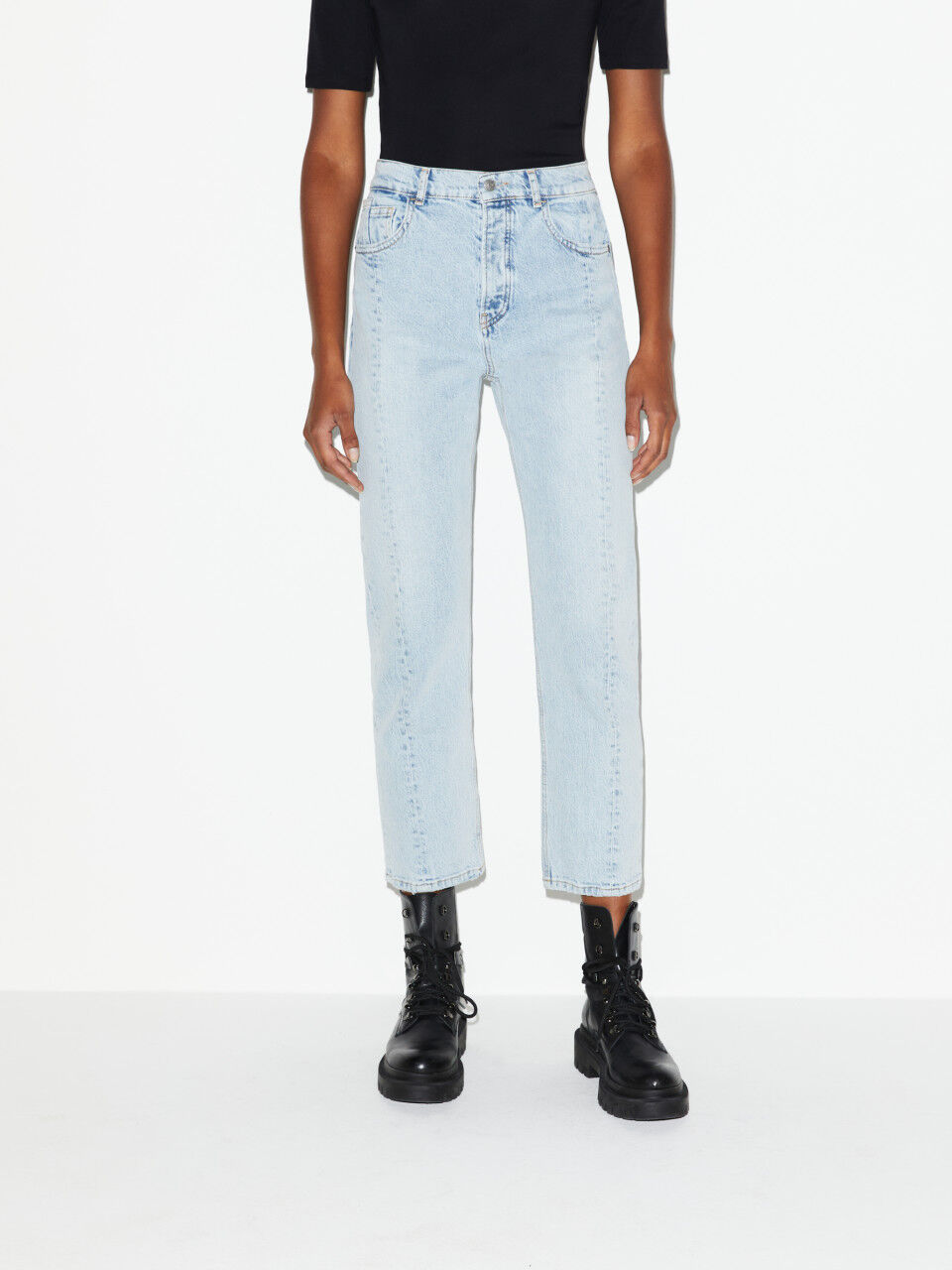 Slim cropped fit jeans