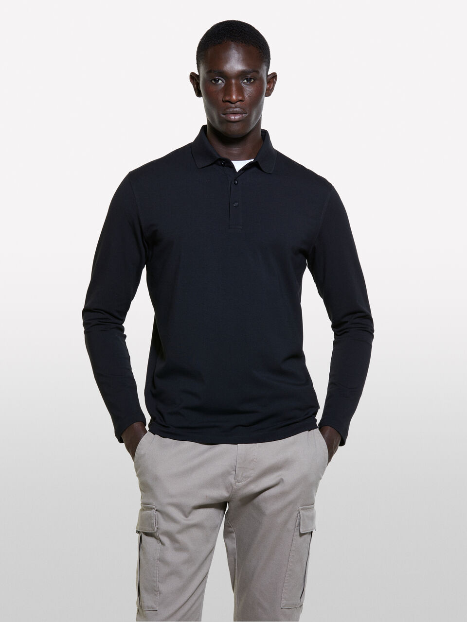L/S POLO SHIRT Men image number null