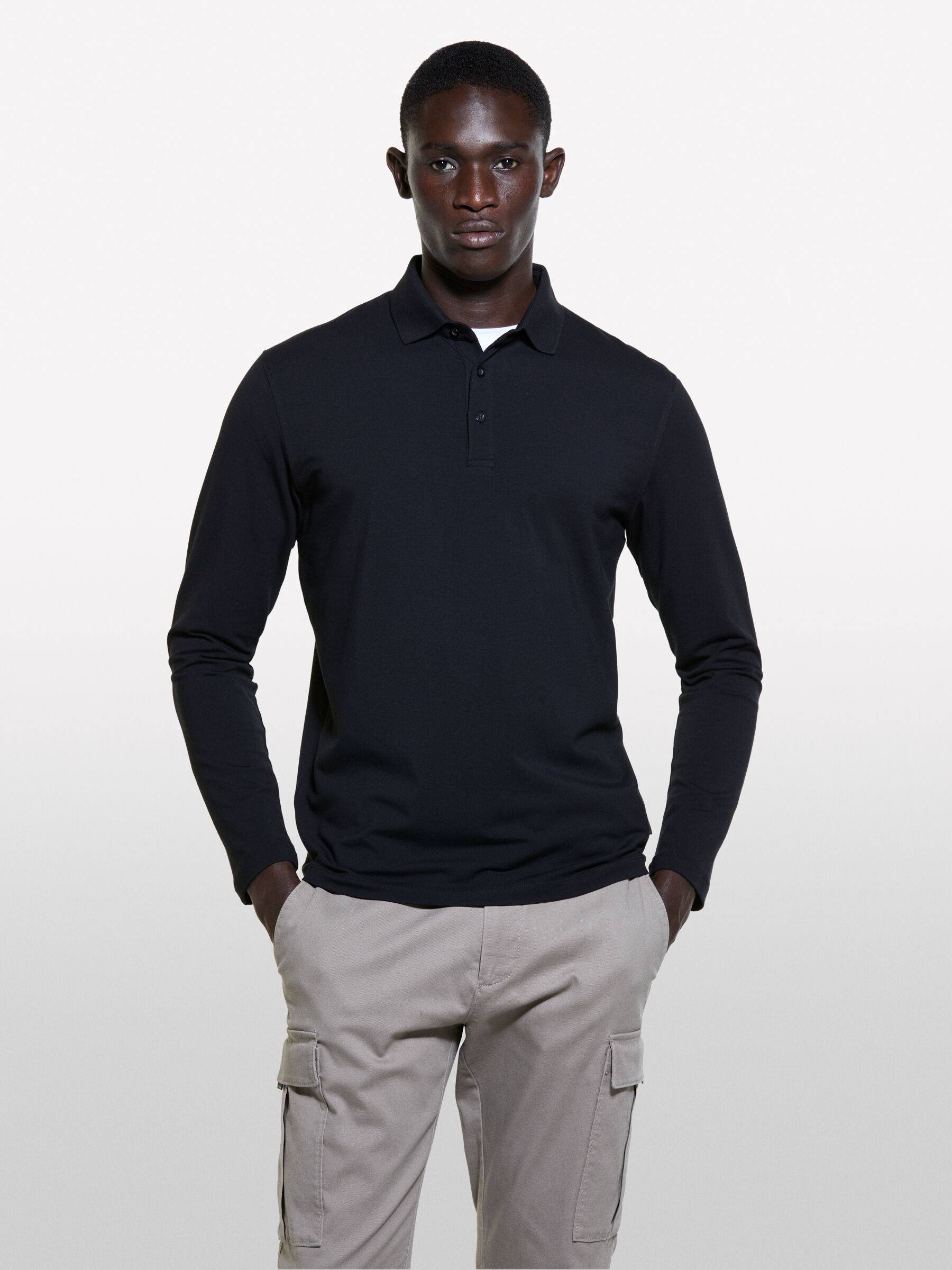 L/S POLO SHIRT Men image number null