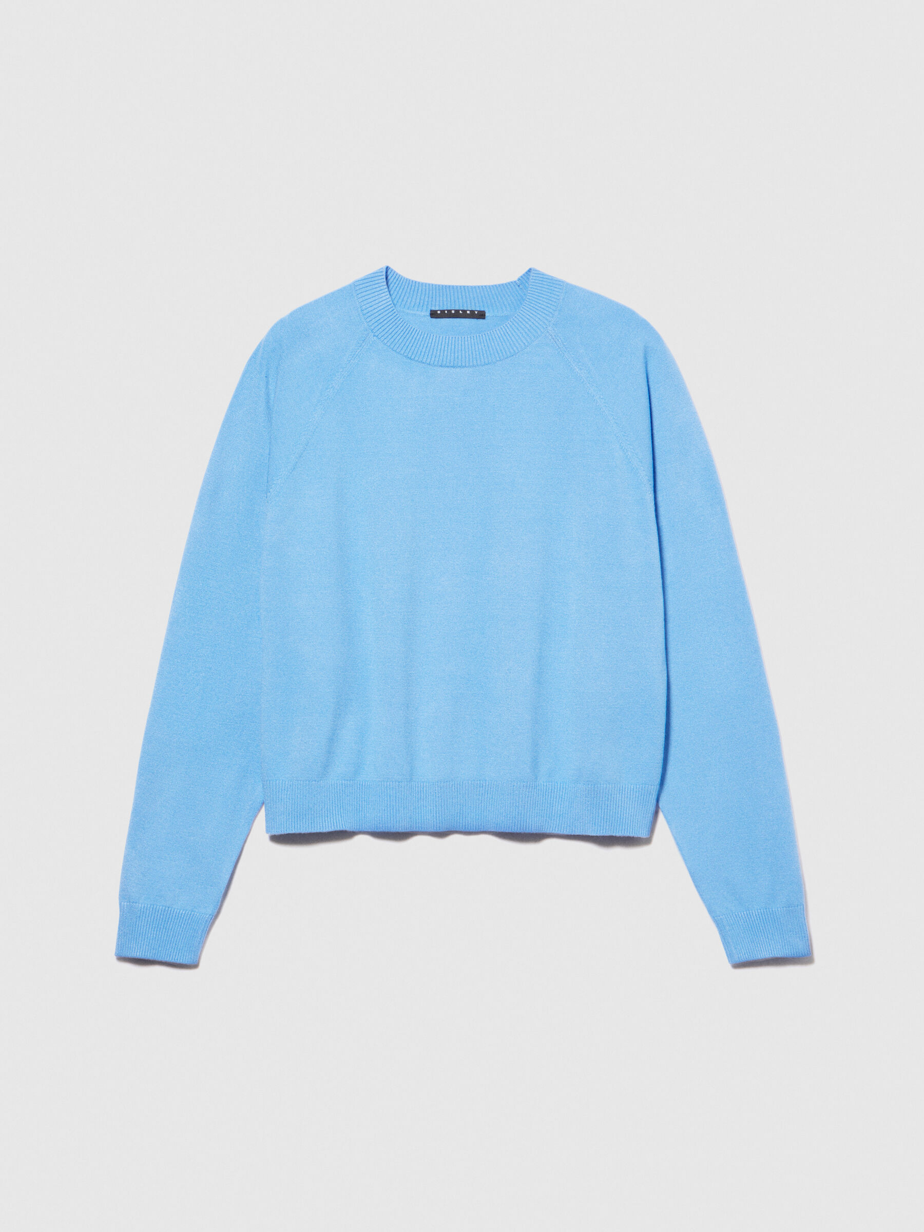 Boxy fit sweater Sky Blue Sisley
