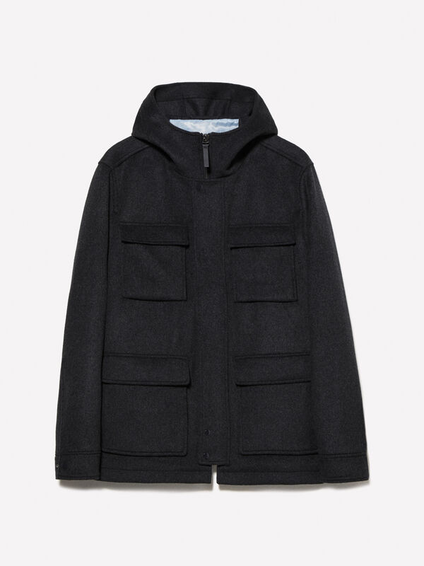 Jacket with maxi pockets  - men's jackets and coats | Sisley