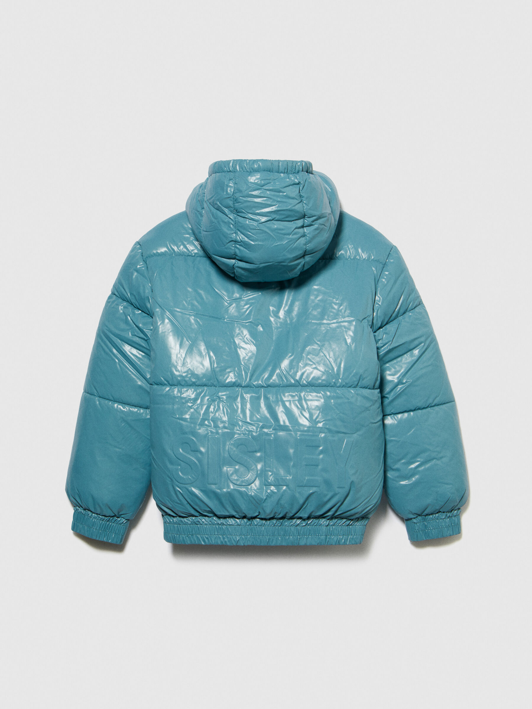 Vinyl effect sales puffer jacket zara