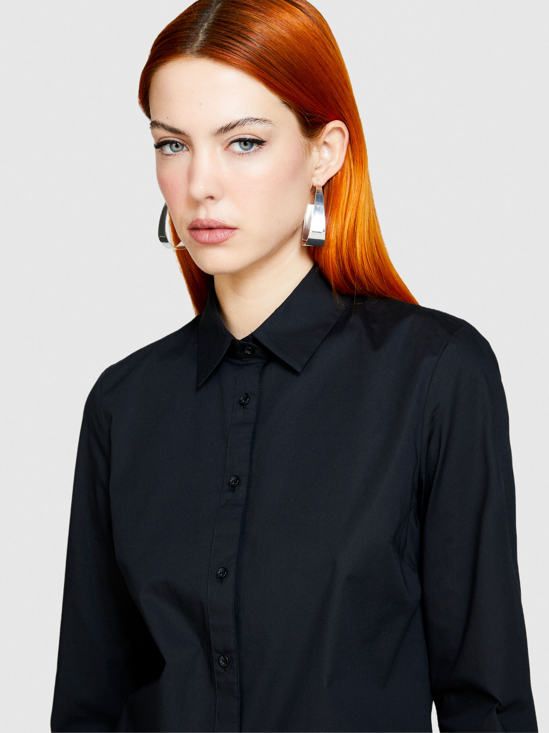 Slim fit shirt Black Sisley