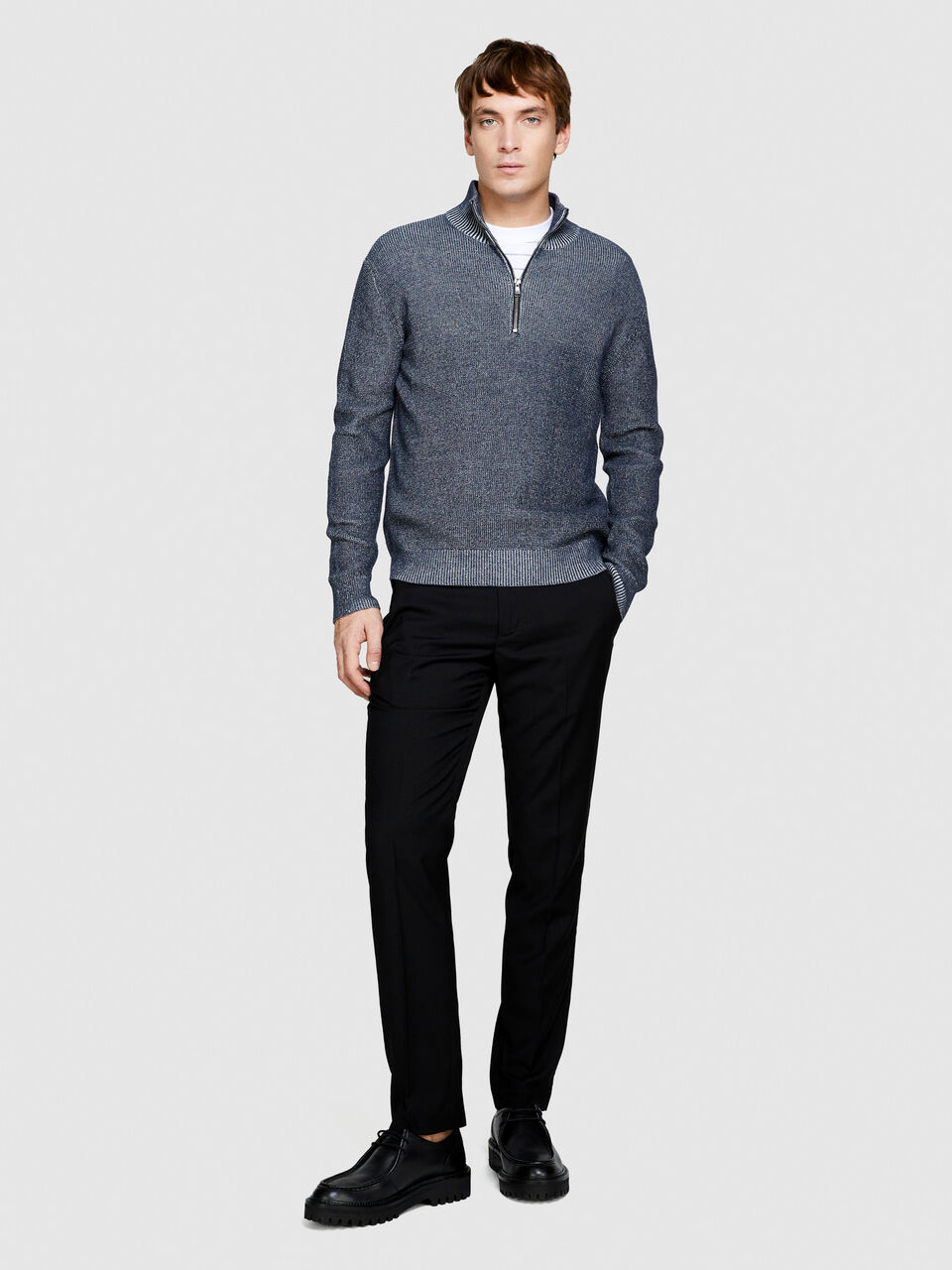 Half-zip sweater Men image number null