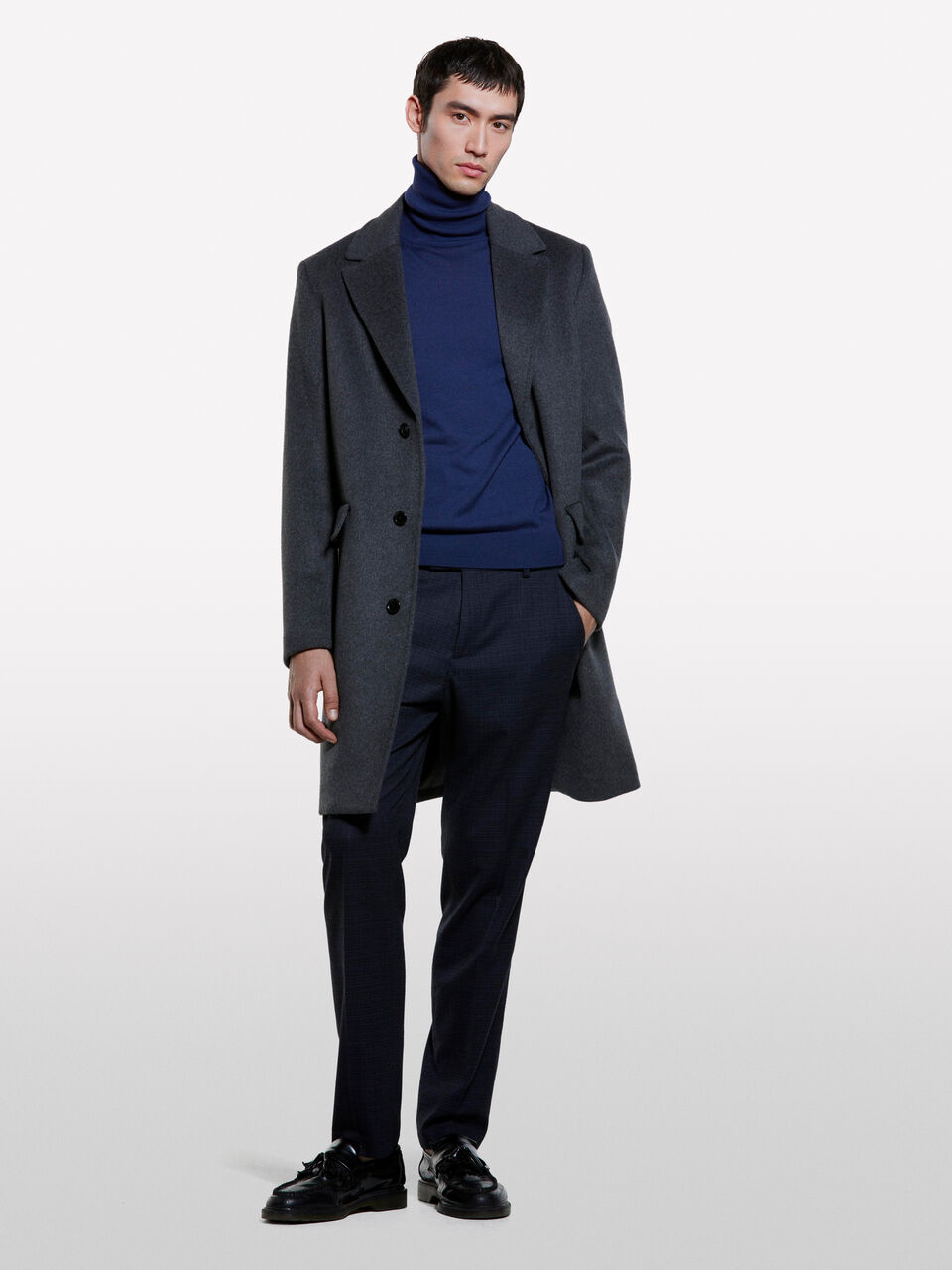 TURTLE NECK SWEATER Men image number null