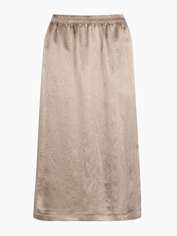 Beige midi skirt - sisley k longuette skirts | Sisley K