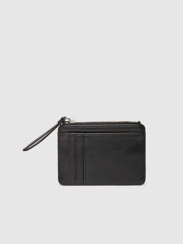 Solid colored card holder - women's wallets | Sisley