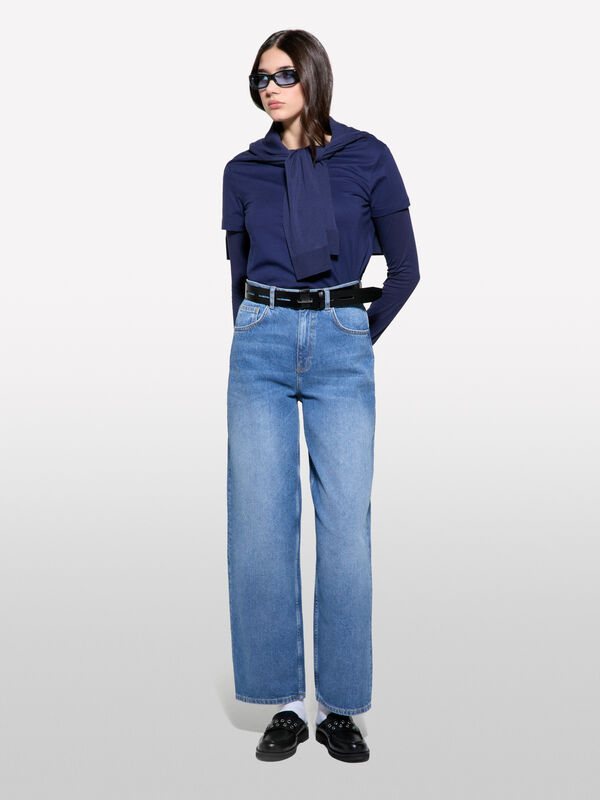 Light baggy fit jeans - women's relaxed fit jeans | Sisley