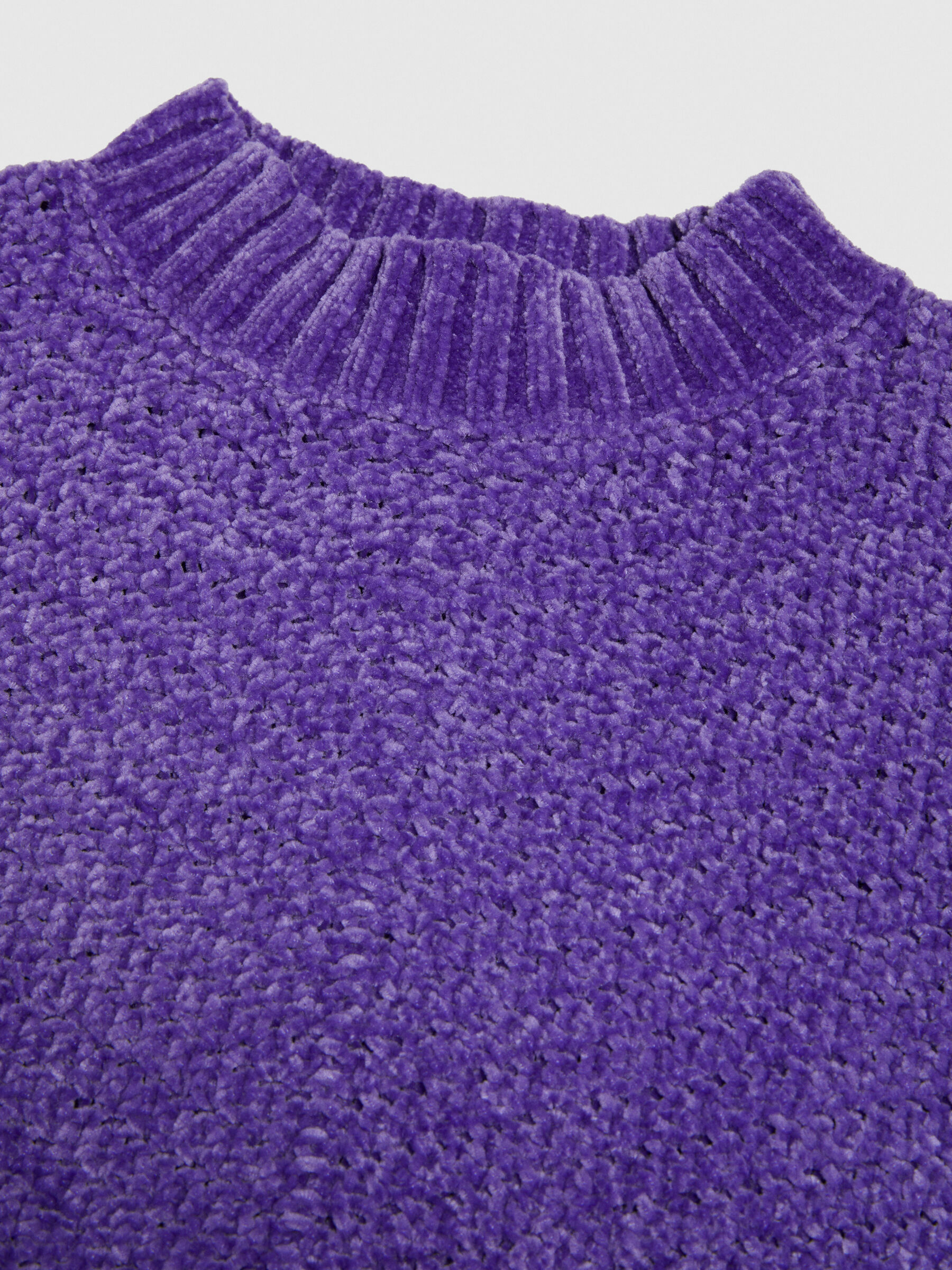 Cropped chenille sweater Violet Sisley