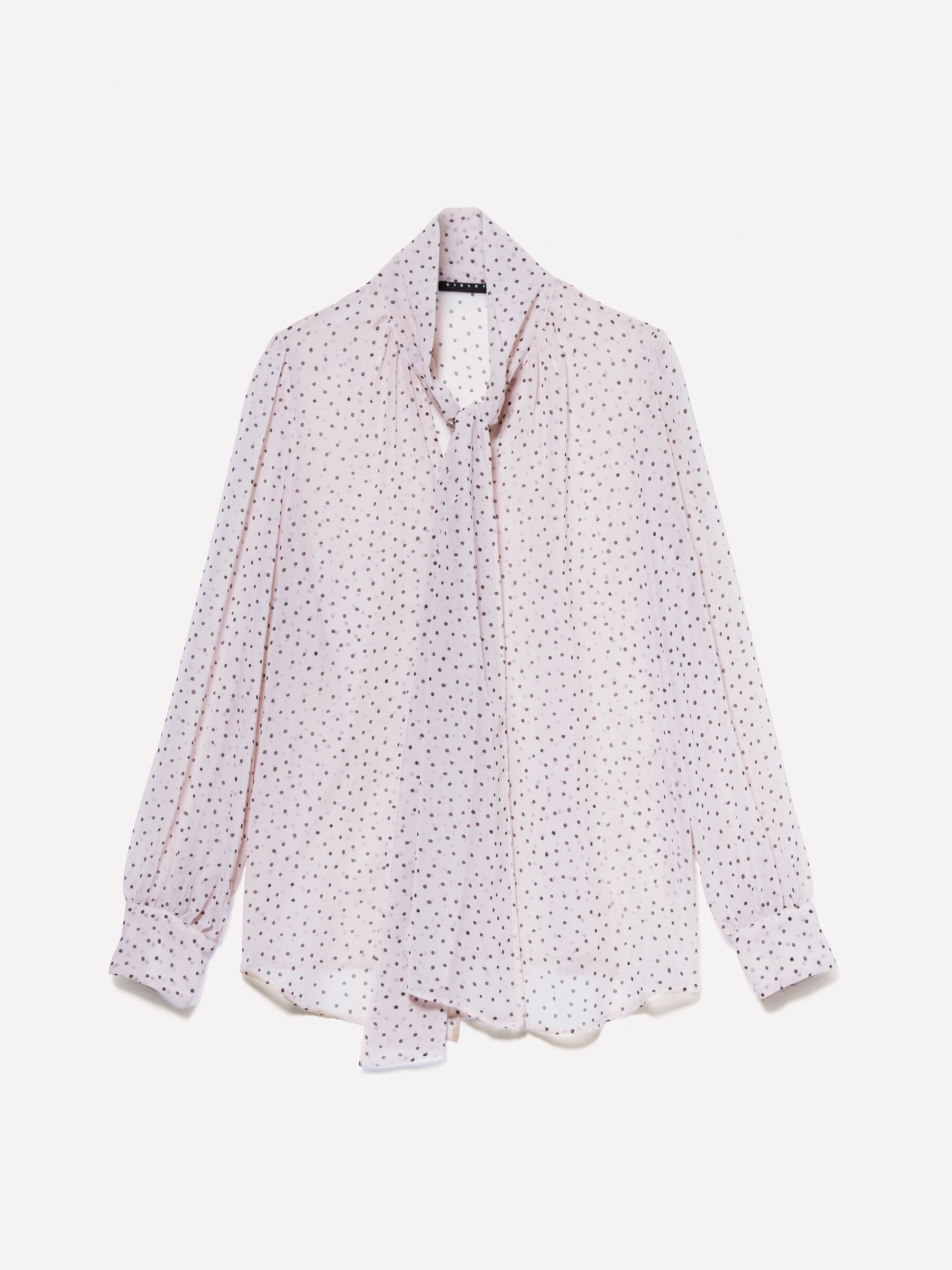 Pink and white polka dot shirt cheap