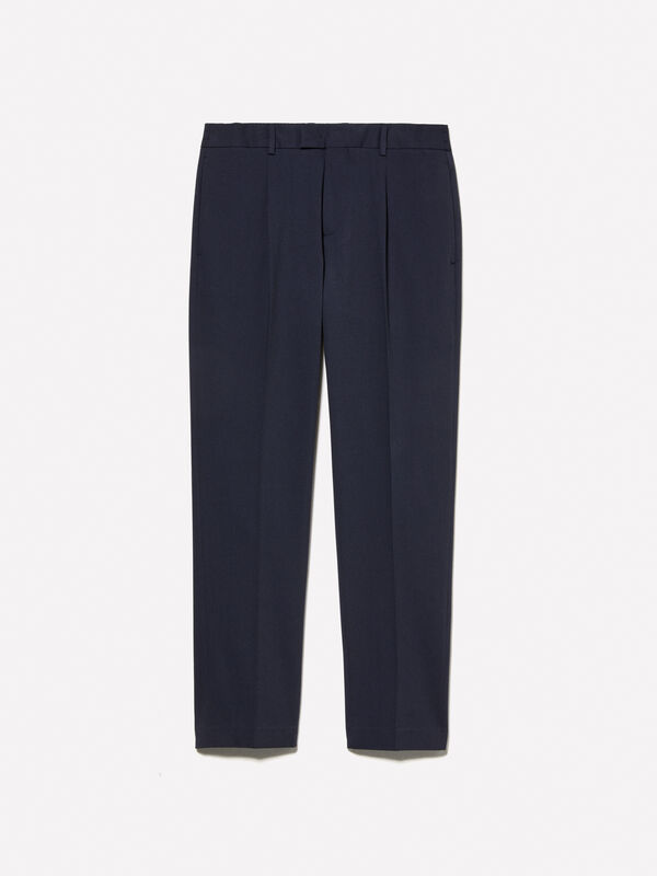 Dark gray trousers - men's slim fit trousers | Sisley
