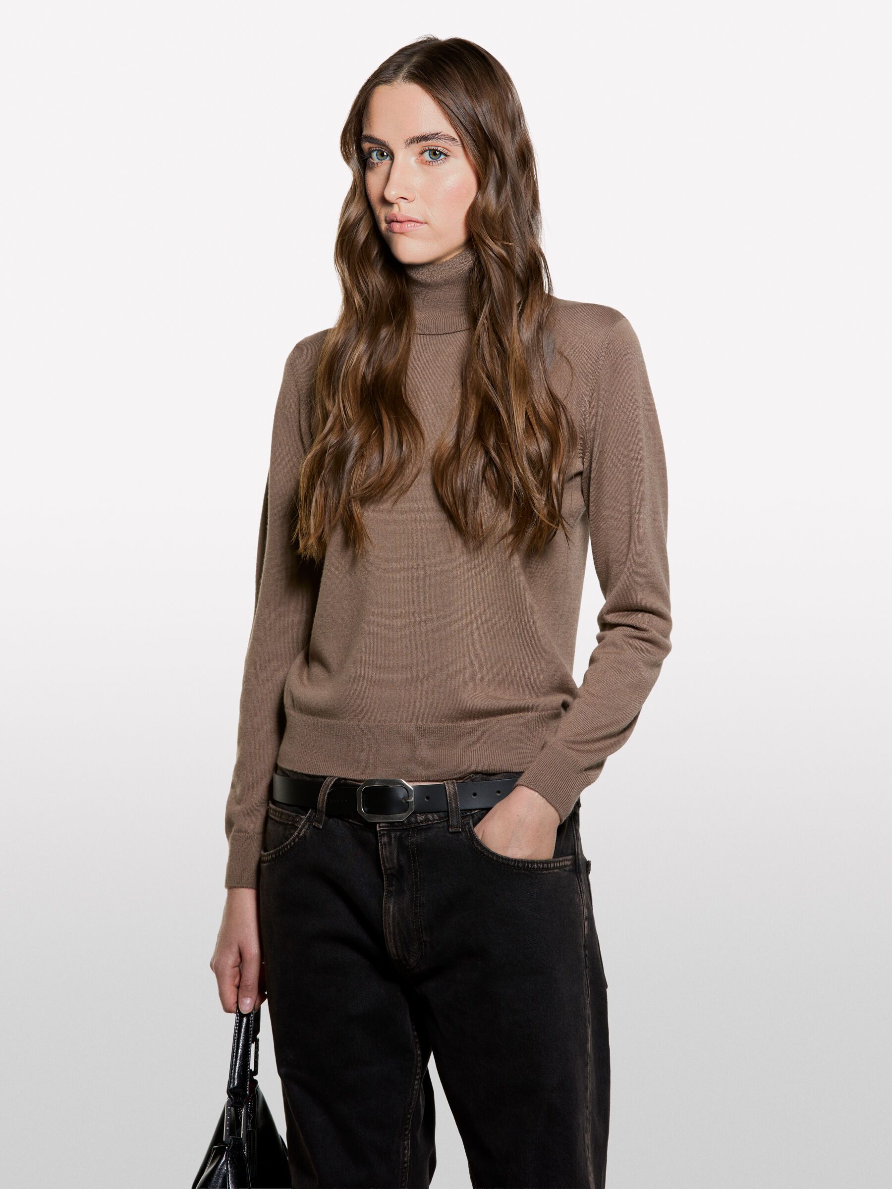 TURTLE NECK SWEATER Women image number null