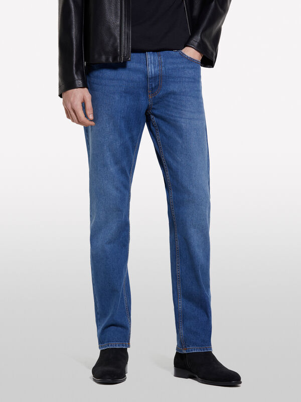 Blue Style 75 regular fit jeans - men's regular fit jeans | Sisley