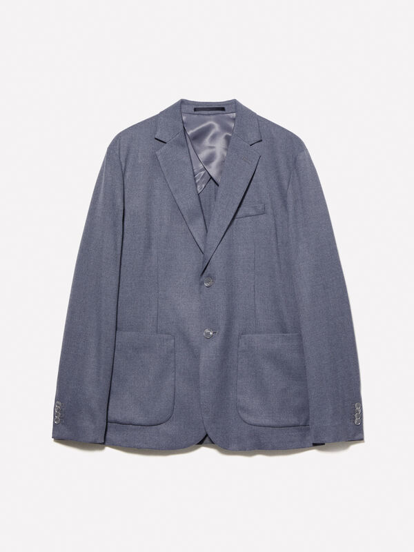 Gray technical blazer - men's blazers | Sisley