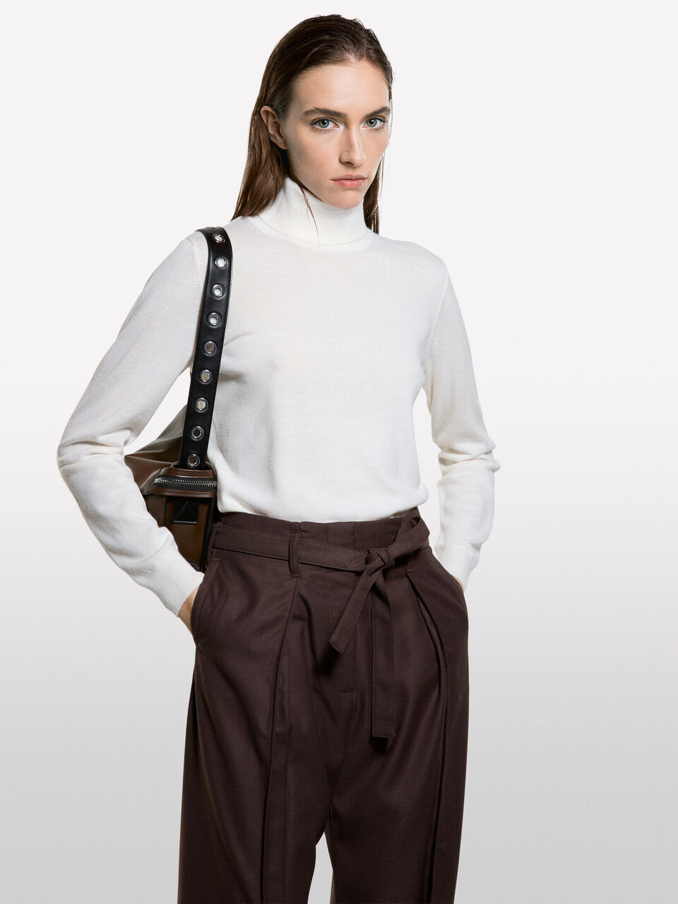 TURTLE NECK SWEATER Women image number null