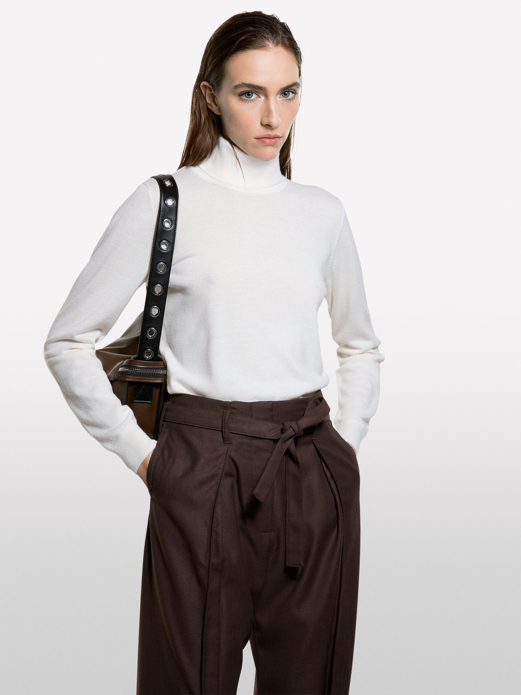 TURTLE NECK SWEATER Women image number null