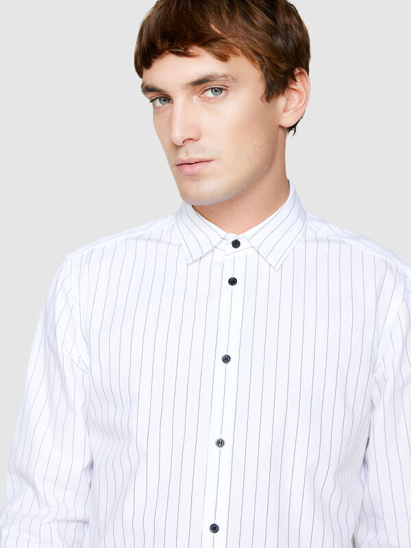 Striped shirt - men's slim fit shirts | Sisley