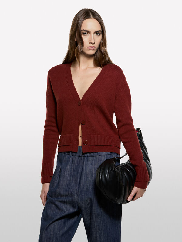 Double rib cardigan - null | Sisley