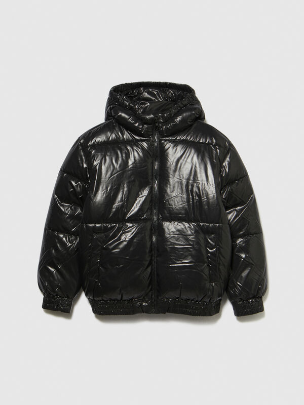Padded jacket with embossed print Junior Boy
