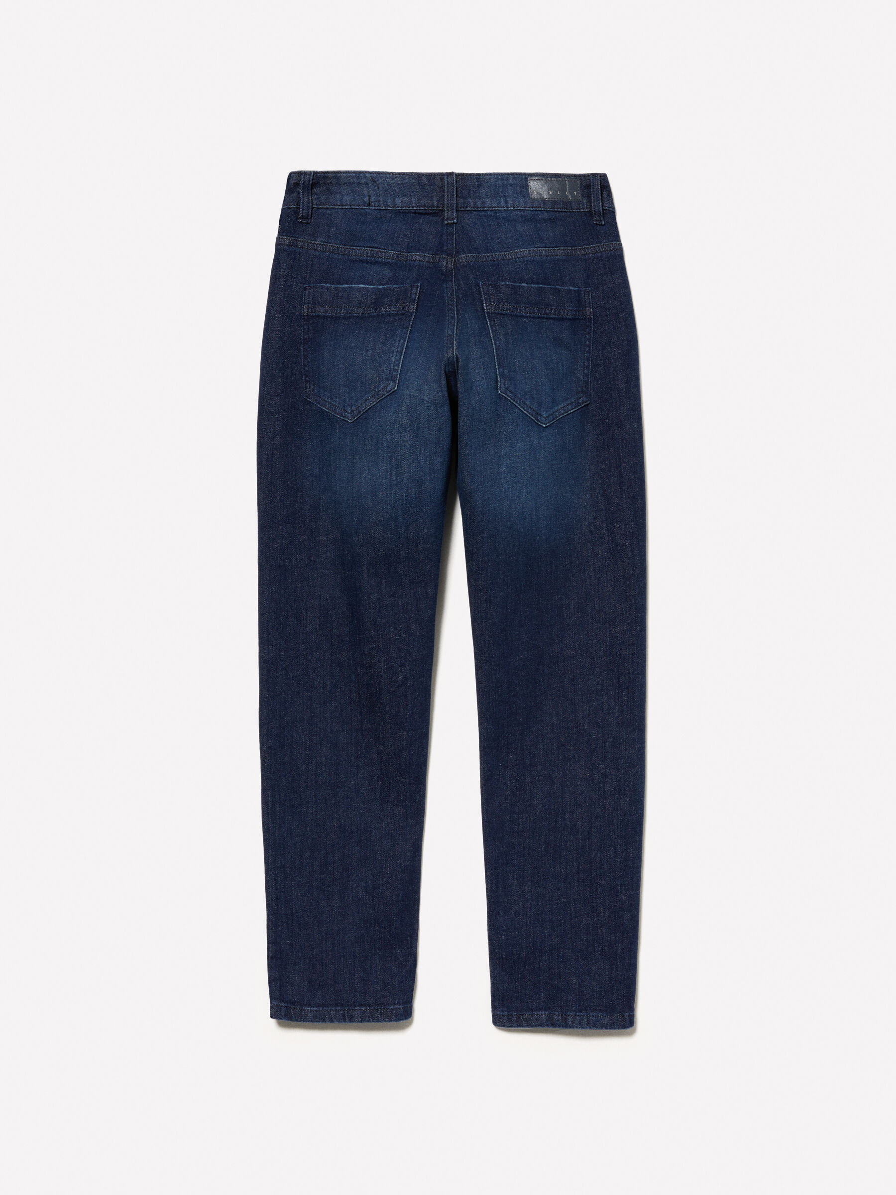Dark blue slim carrot fit Lima jeans
