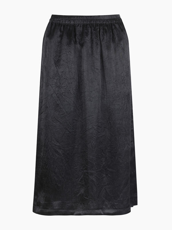 Black midi skirt - sisley k longuette skirts | Sisley K