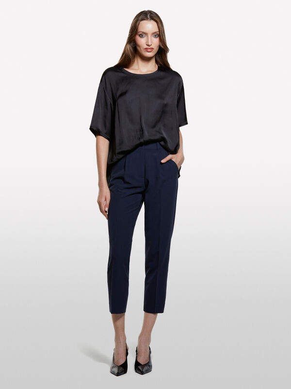 Dark blue joggers - women's joggers | Sisley
