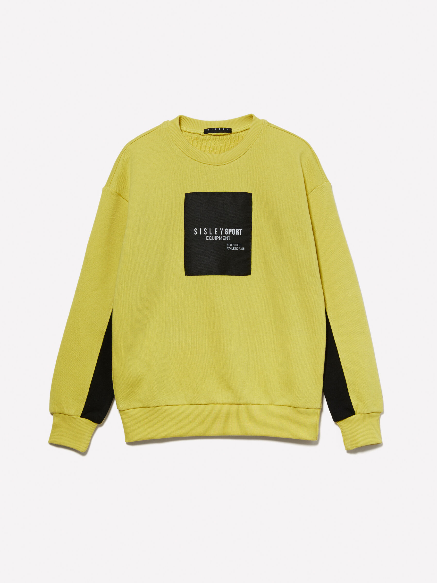 Yellow sweatshirt that says yellow hot sale