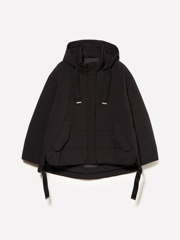 Jacket with maxi hood - women's jackets | Sisley