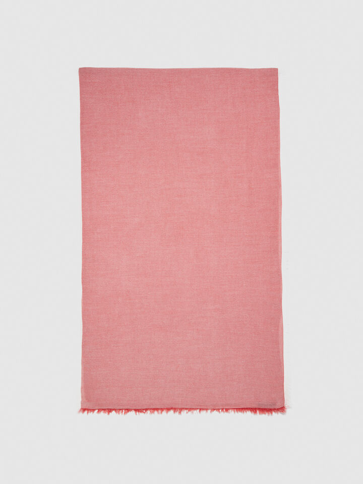 Solid colored scarf Men