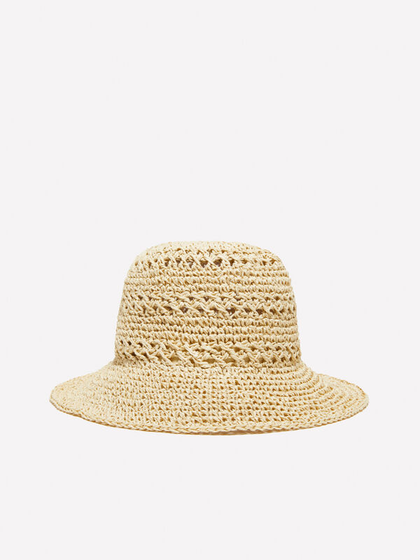 Beige crochet look cloche - women's hats | Sisley