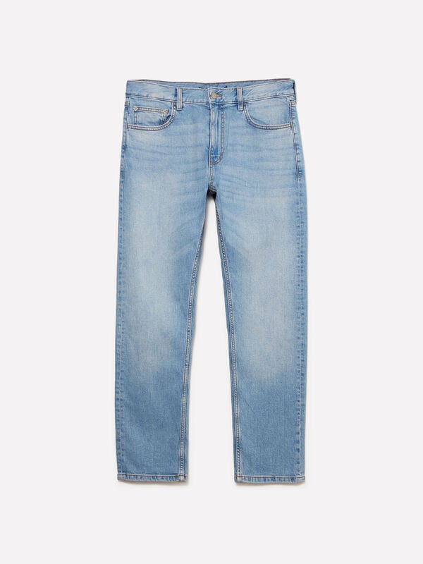 Light blue Style 75 regular fit jeans - men's slim fit jeans | Sisley
