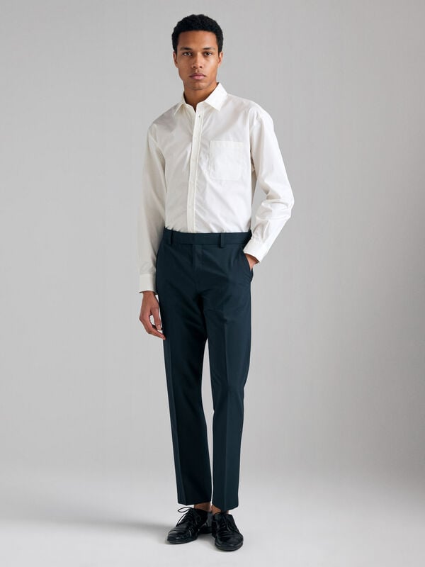 Shirt with pocket - men's slim fit shirts | Sisley