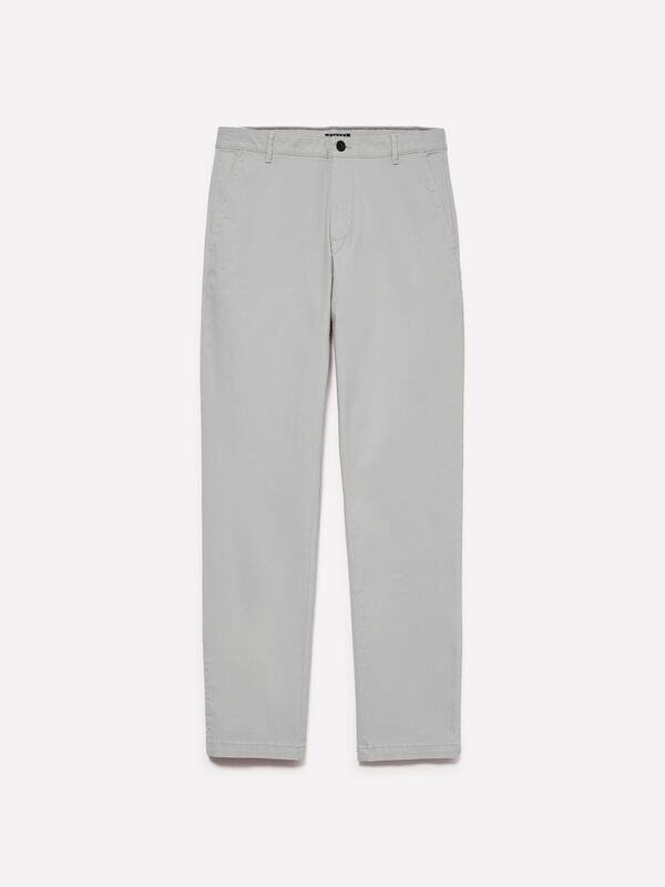 Gray chinos - men's chino trousers | Sisley