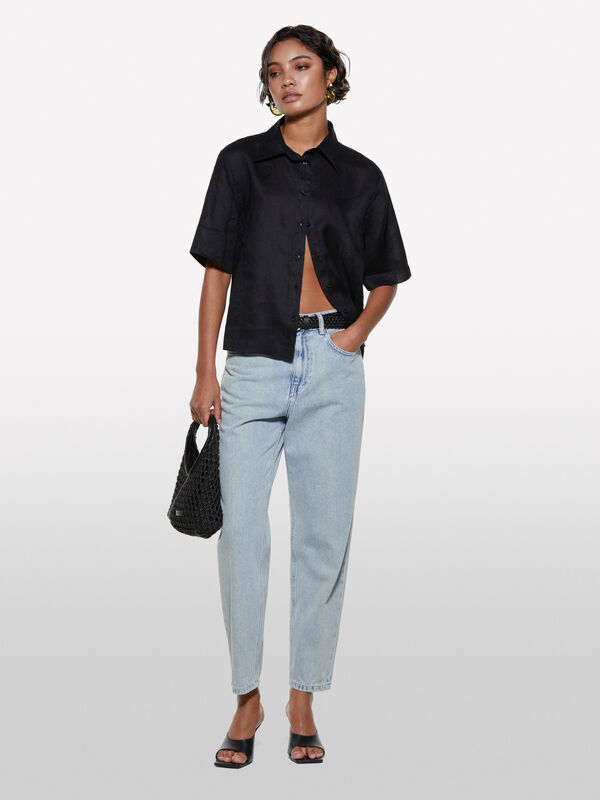 Light mom fit style 68 jeans - women's mom fit & boyfriend jeans | Sisley
