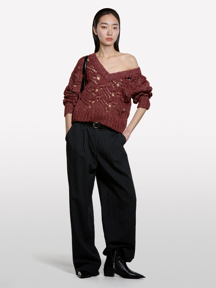 V NECK SWEATER L/S Women