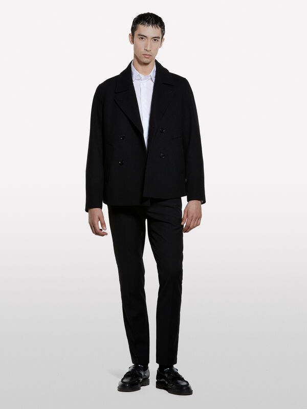 Regular fit peacoat - men's coats | Sisley