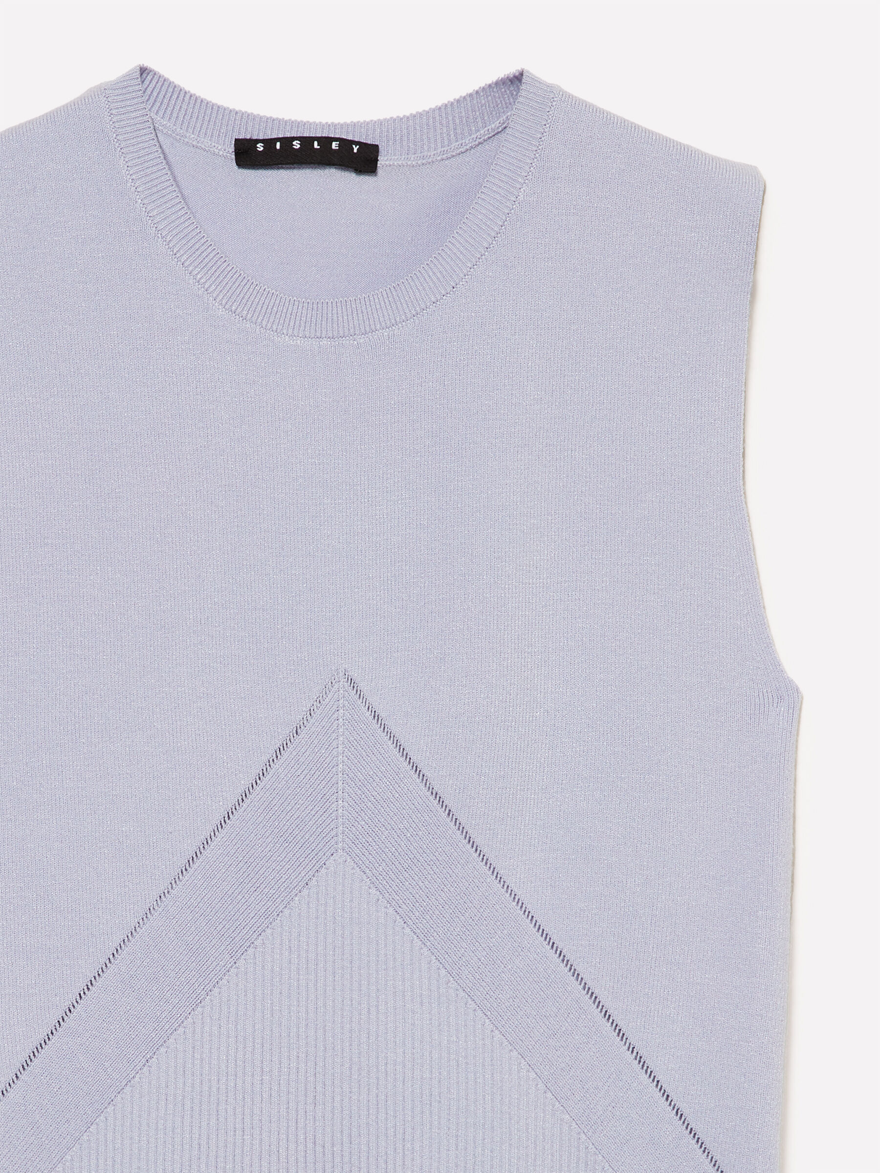 SLEEVELESS SWEATER Women image number null