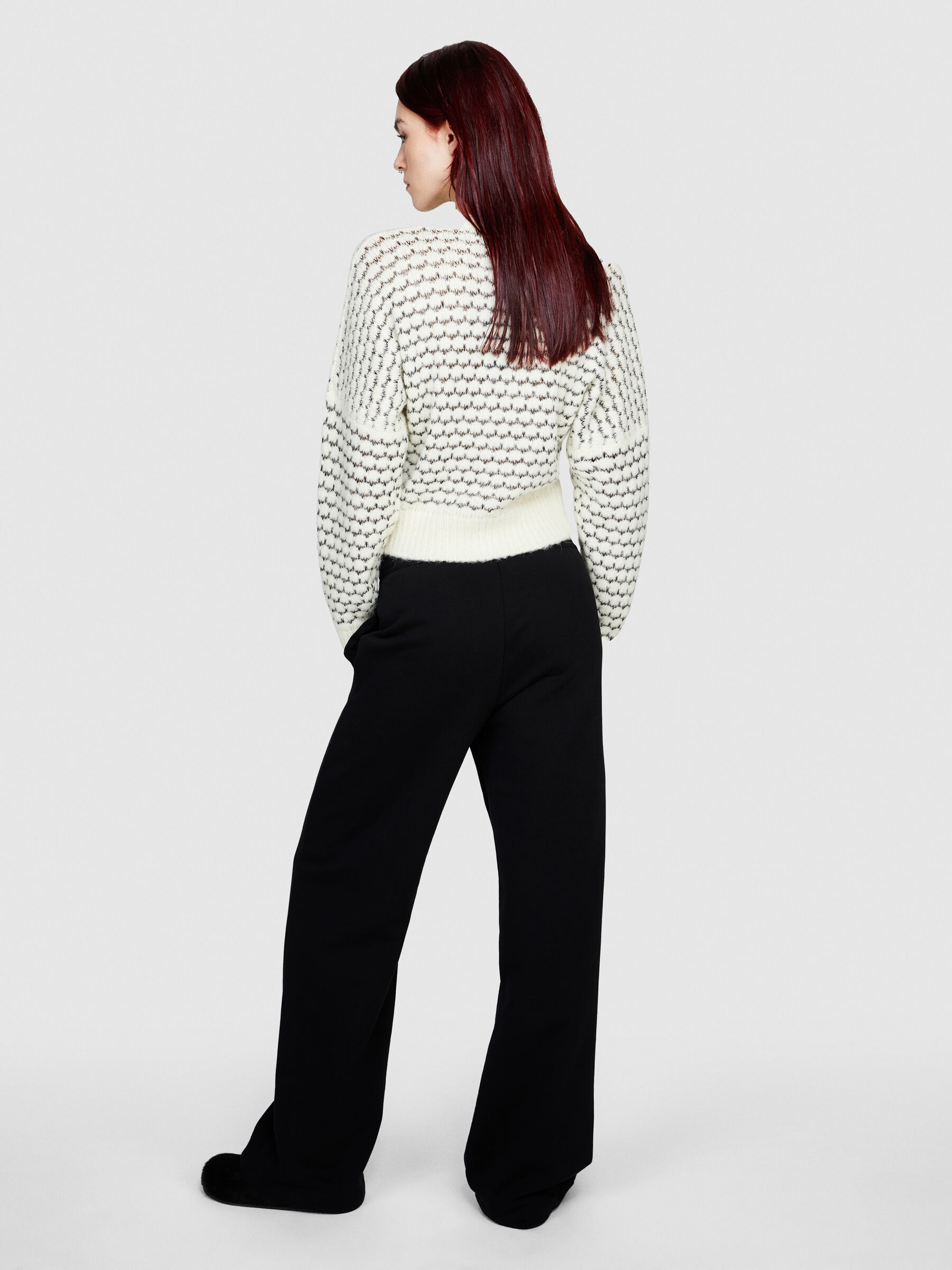 Palazzo sweatpants Black Sisley