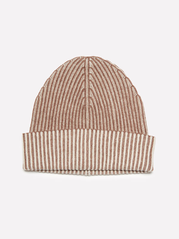 Brown knit hat - women's hats | Sisley