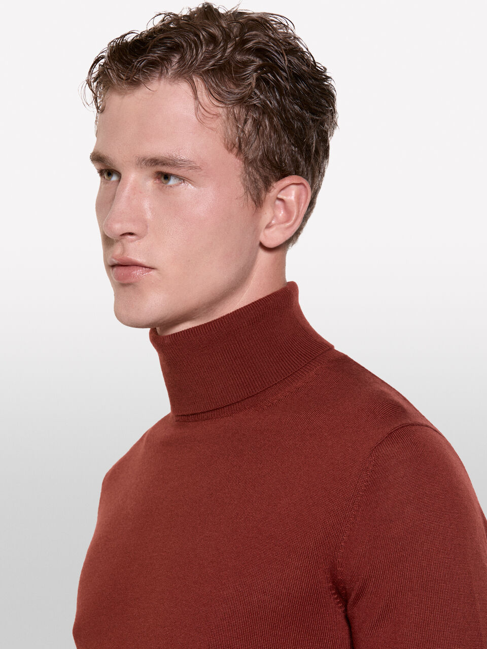 TURTLE NECK SWEATER Men image number null