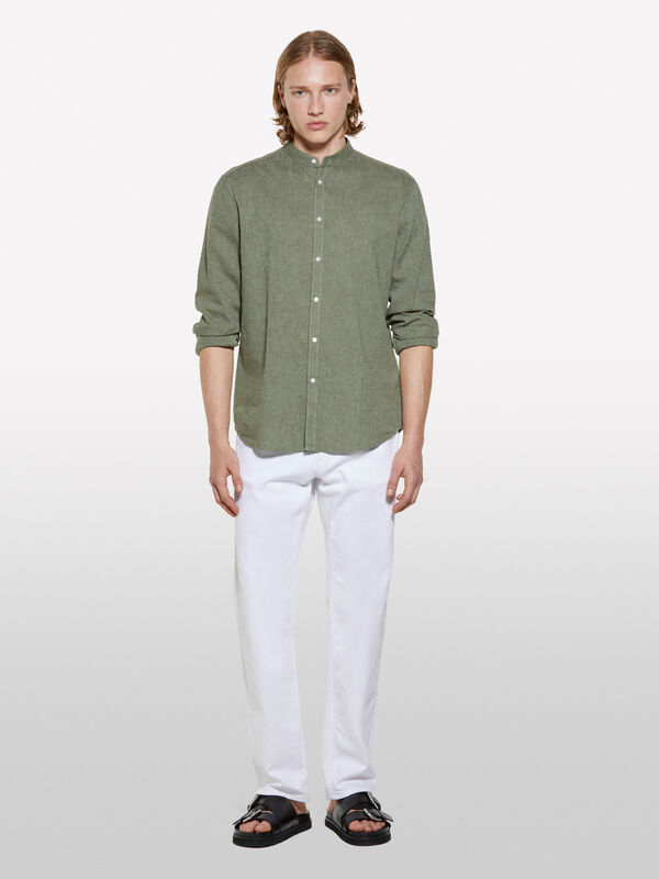 White Style 75 regular fit jeans - men's regular fit jeans | Sisley