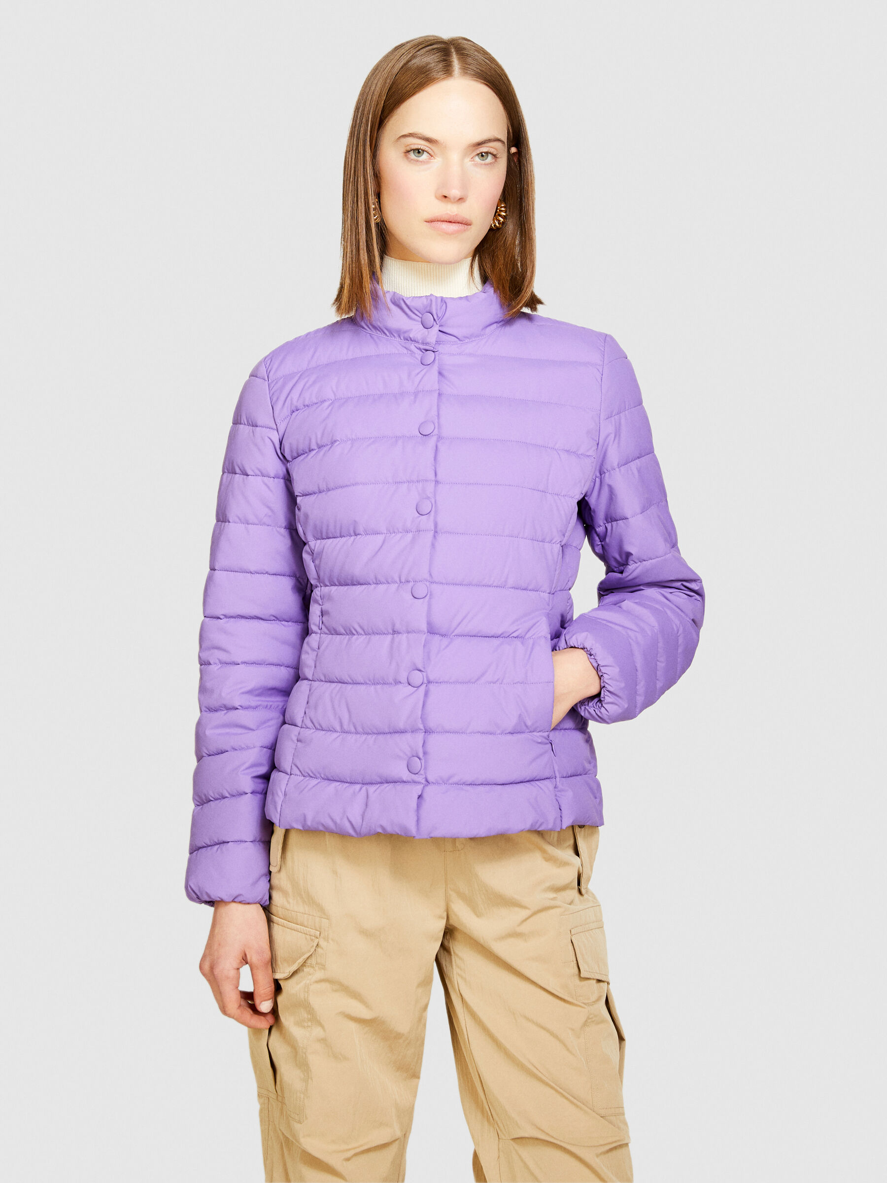 Slim fit clearance padded jacket women's
