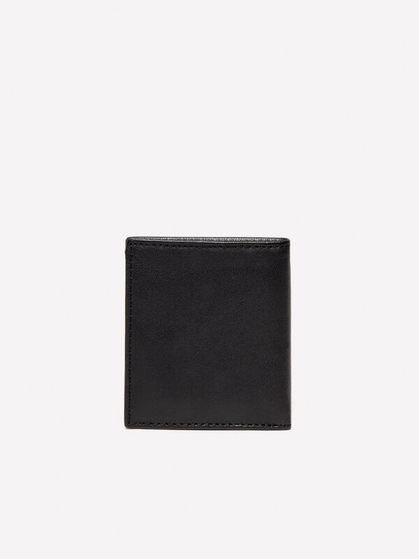 Black leather wallet - men's wallets | Sisley