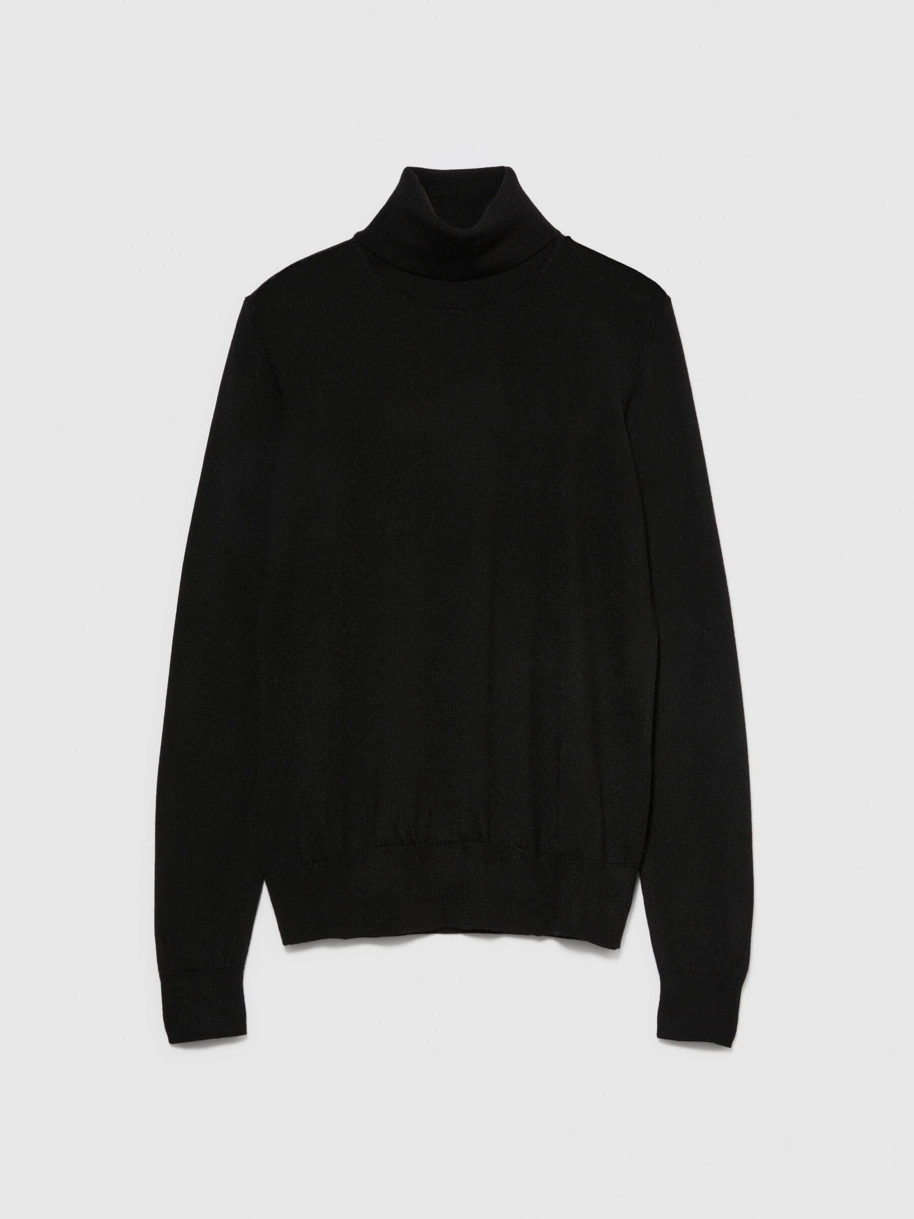 Regular fit turtleneck Black Sisley